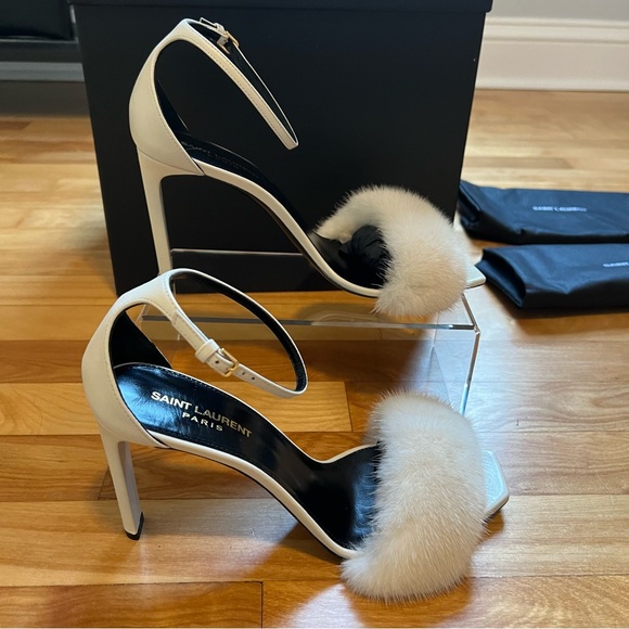 YSL Mink fur heels - Picture 2 of 9